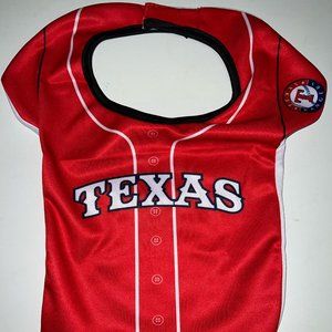Texas Rangers Baby Bib Jersey